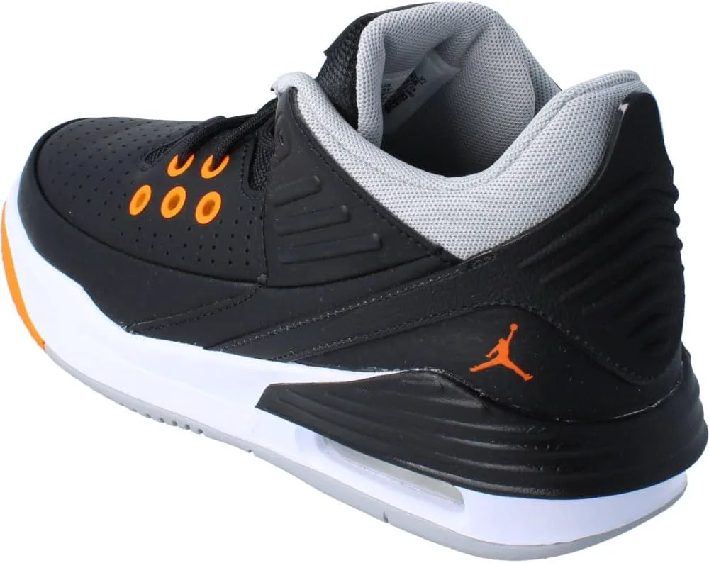 Jordan Max Aura 5 Детские кроссовки для больших детей (DZ4352-101, белый/красный/серый/черный) Nike, оранжевый — фото 4