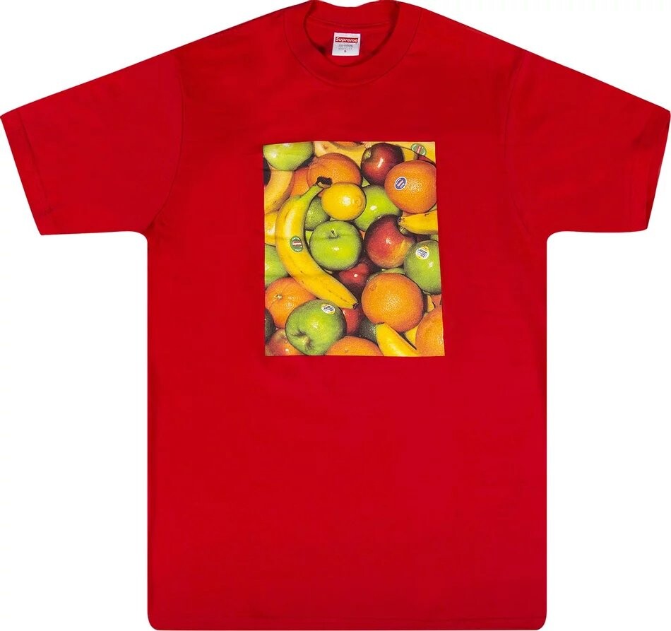 

Футболка Supreme Fruit, красный