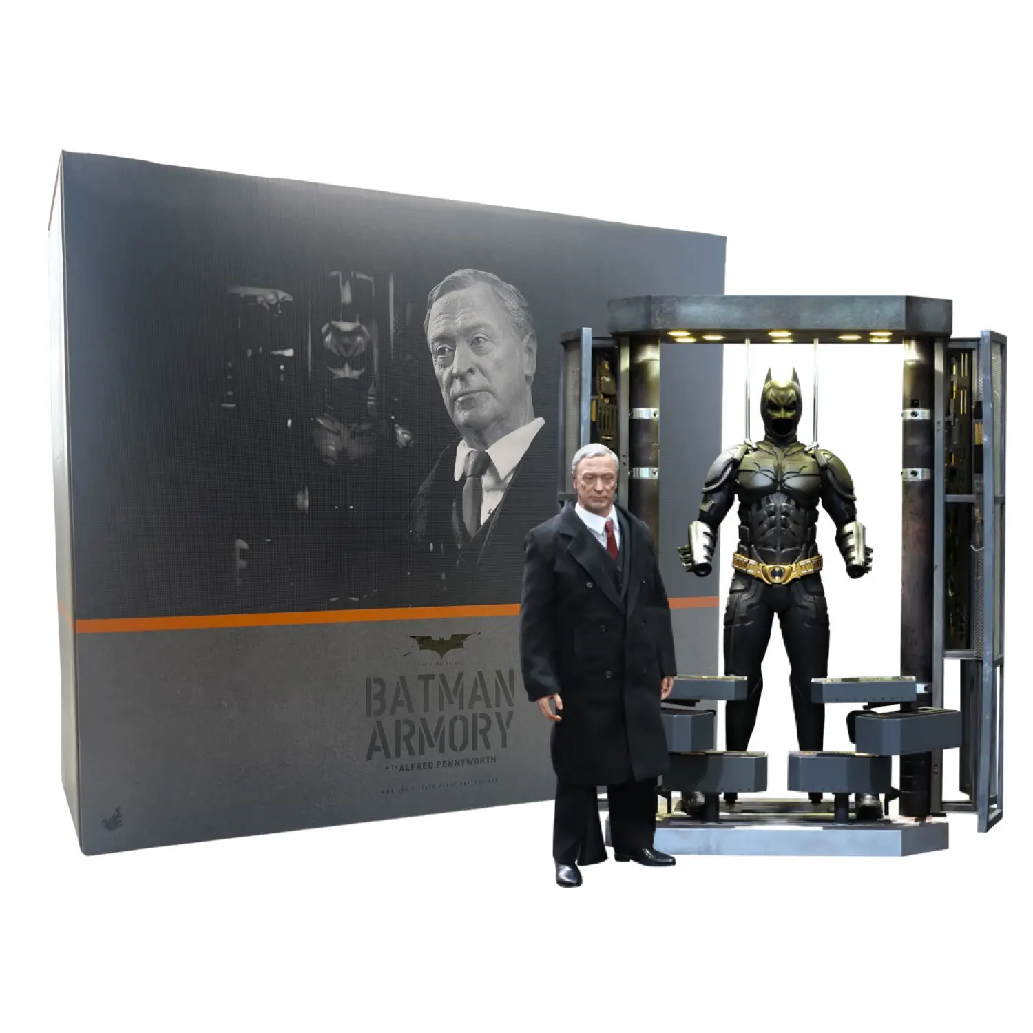 

Набор фигурок Hot Toys The Dark Knight Batman Armory With Alfred Pennyworth MMS235