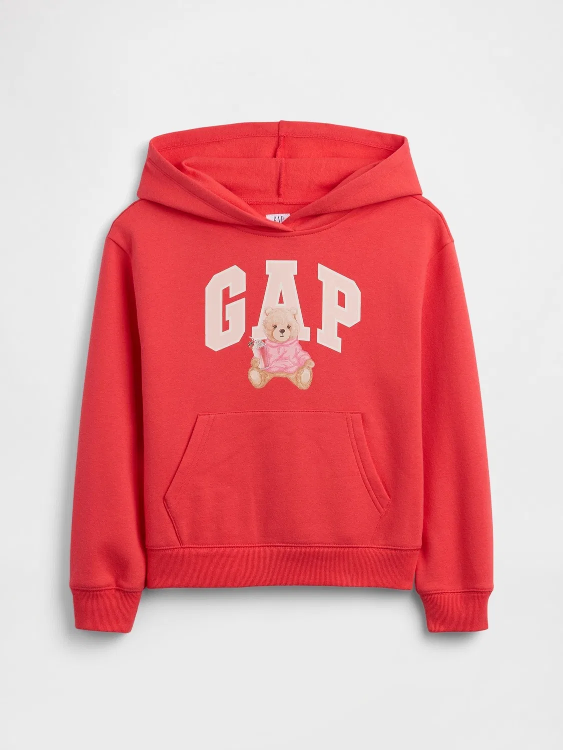 Худи Gap Vintage Soft French Terry Logo, красный