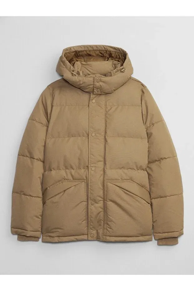 Мужское пальто-пуховик с водоотталкивающим покрытием Coldcontrol Max Gap, Beige-001 — фото 4