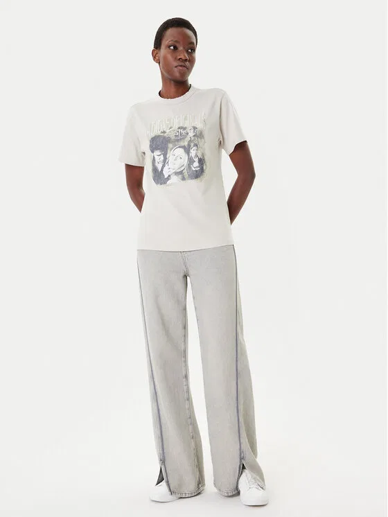 Футболка regular fit 20th Century Fox Disney Adidas, бежевый — фото 2