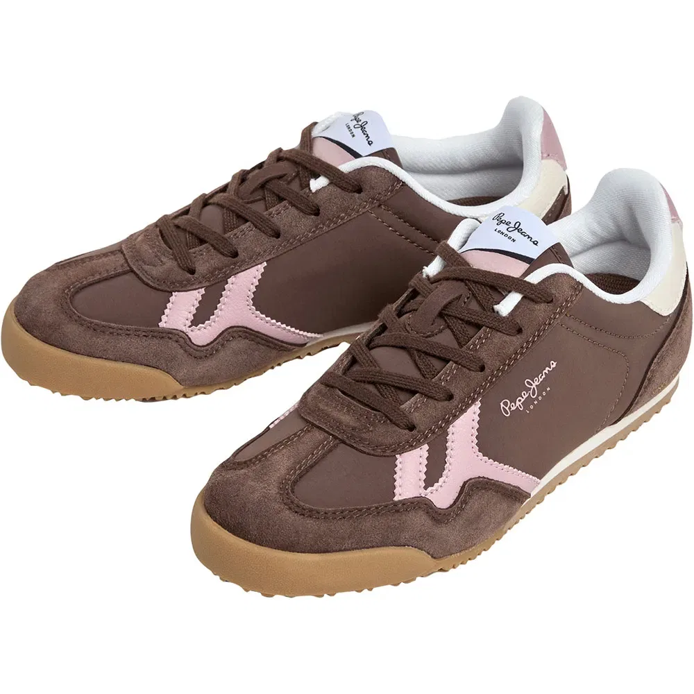 Детские кроссовки для девочек Pepe jeans Vinnie Retro, Brown — фото 3
