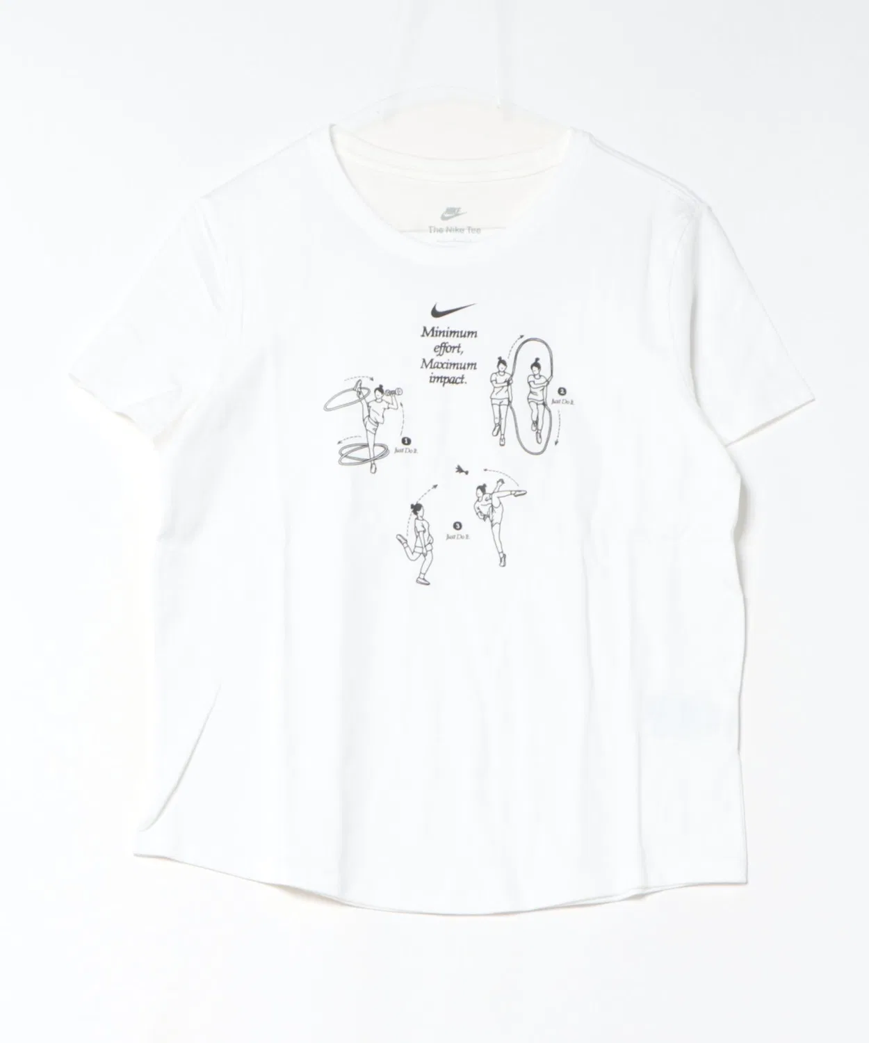 Женская футболка с коротким рукавом NIKE Club Graphic, Белый
