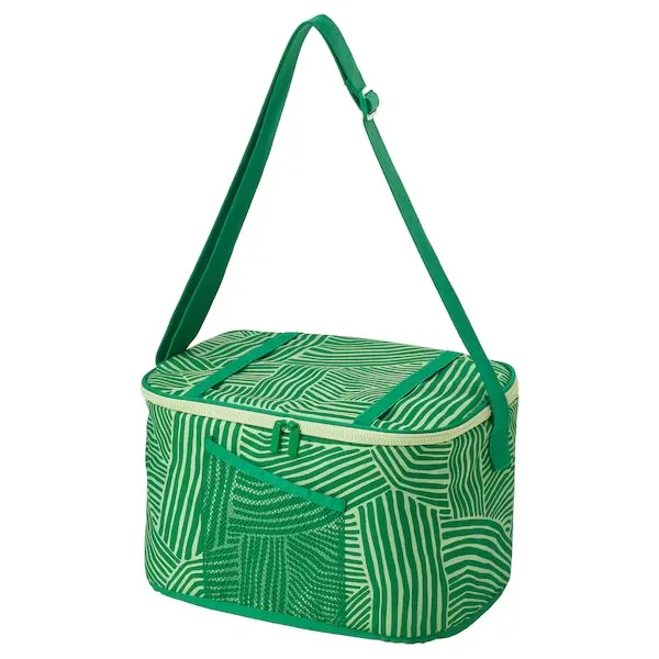 

Сумка-холодильник Ikea Nabbfisk Patterned, 36x26x22 см, зеленый