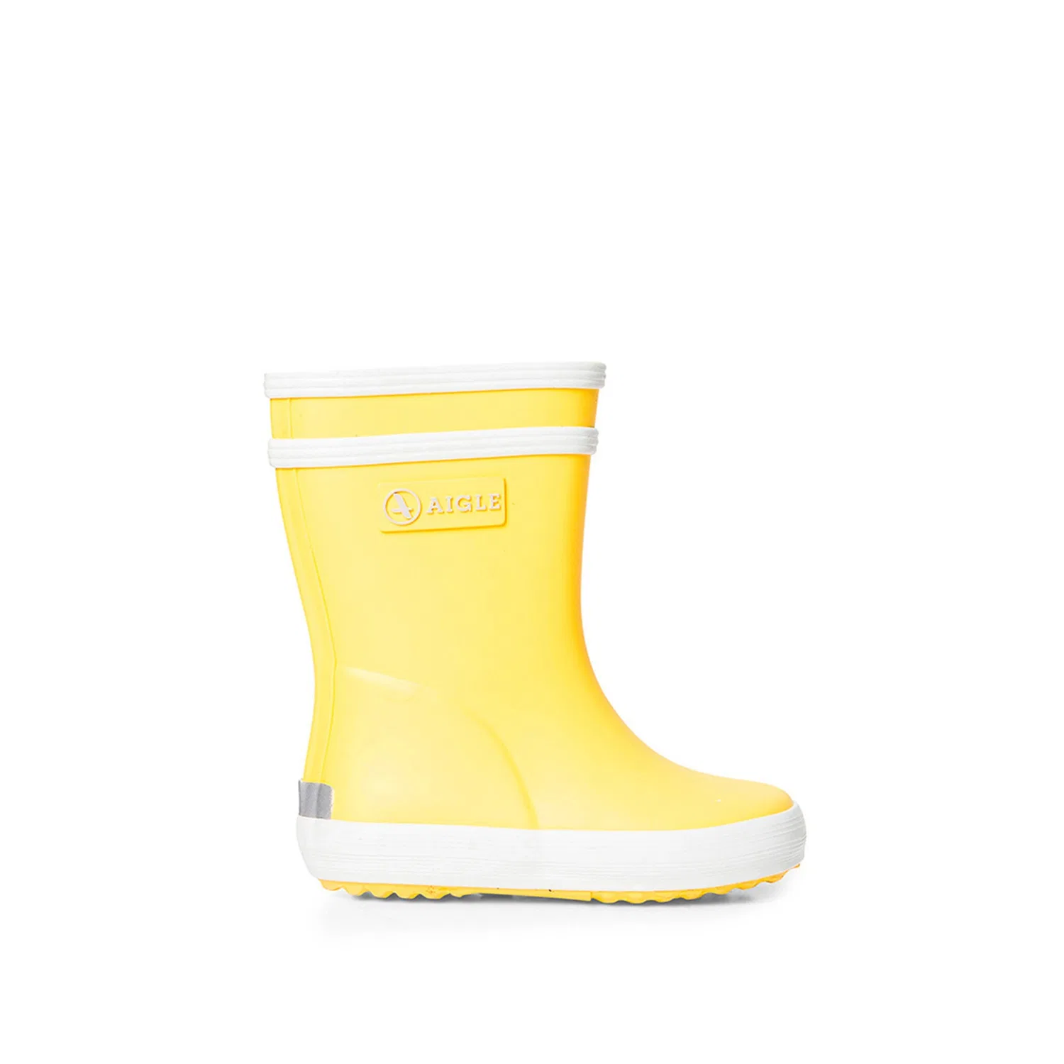 Детские резиновые сапоги с рефлектором Aigle, Yellow