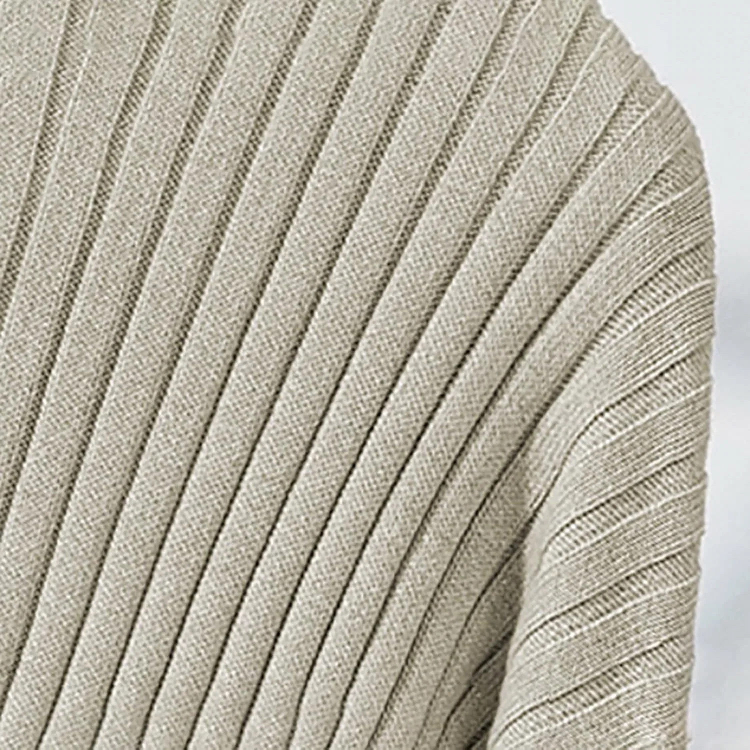 Женское свободное платье-свитер с капюшоном Beige — фото 2