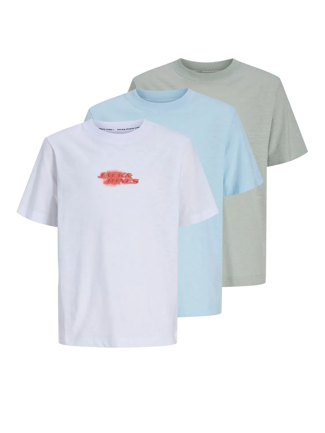 Комплект футболок с принтом Omphalodes Jack & Jones Junior, синий