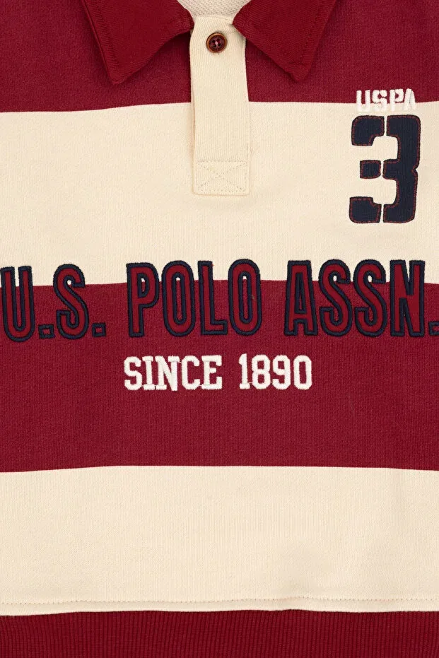 Детское для мальчиков свитшот с поло-воротником U.S. Polo Assn., Multicolor — фото 3