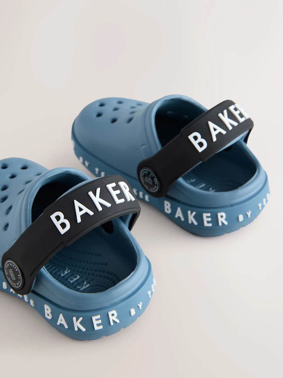 Сандалии-клоги Baker by Ted Baker, синие — фото 3