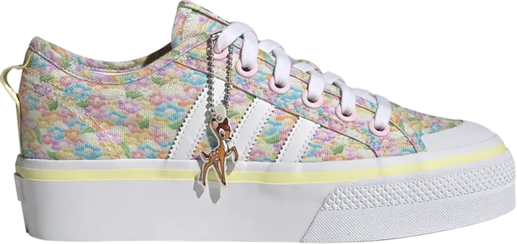 

Кроссовки Adidas Disney x Wmns Nizza 'Bambi - Floral', розовый