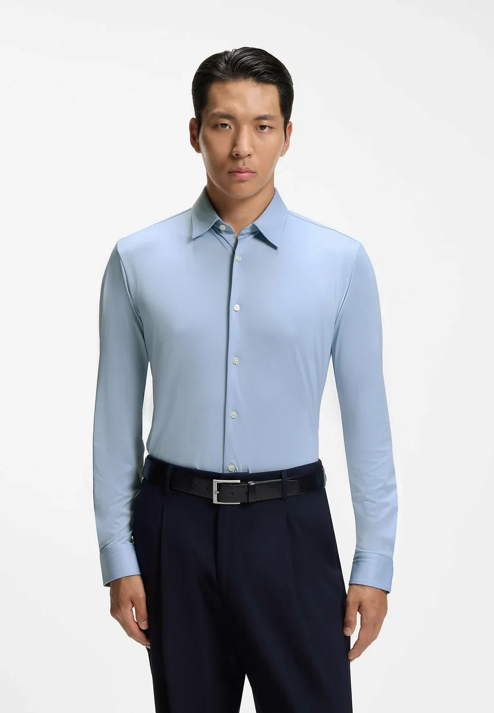 Классическая рубашка Boss, Light Blue