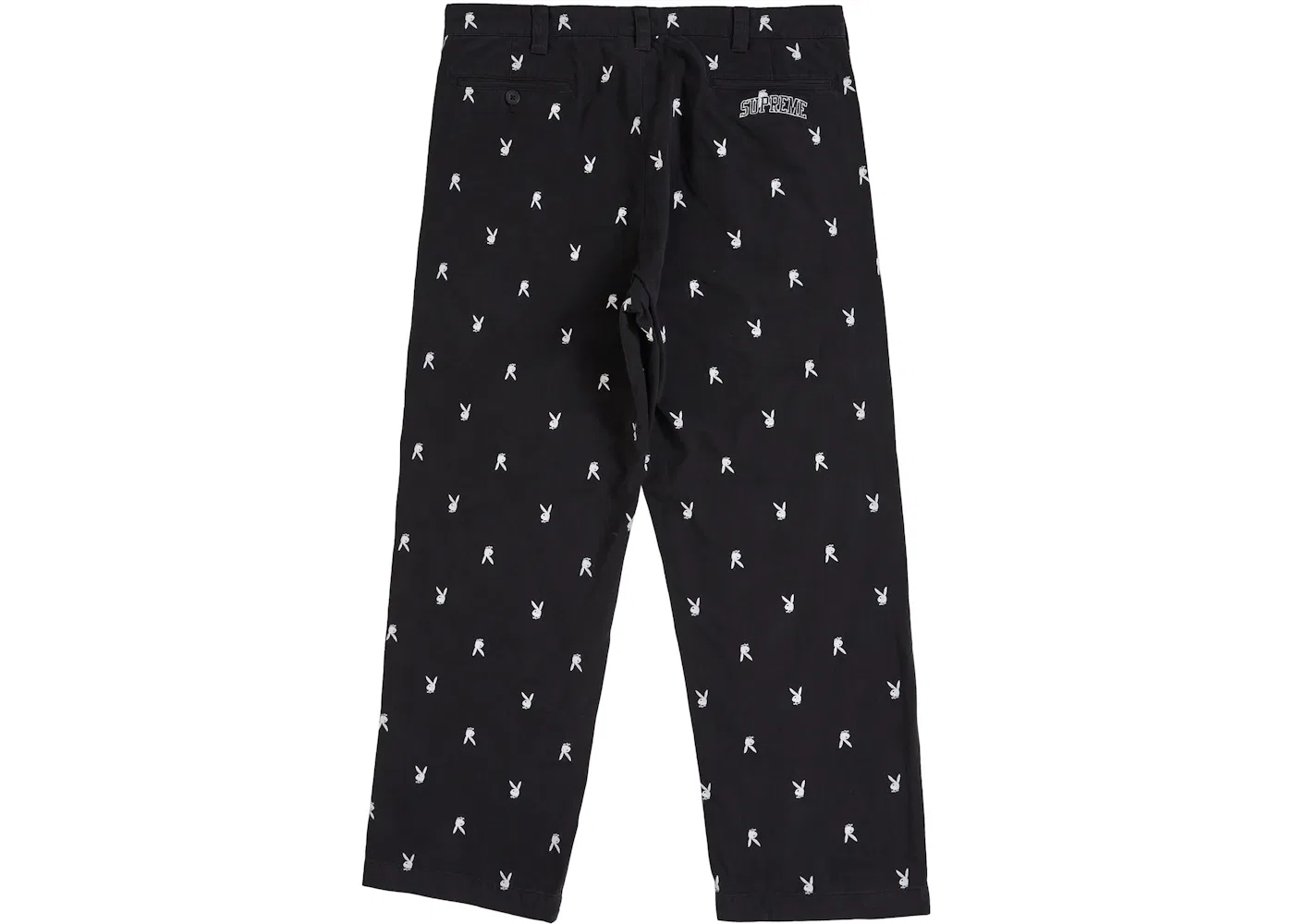 Мужские брюки Supreme Chino Pant (SS26) Black Playboy — фото 2