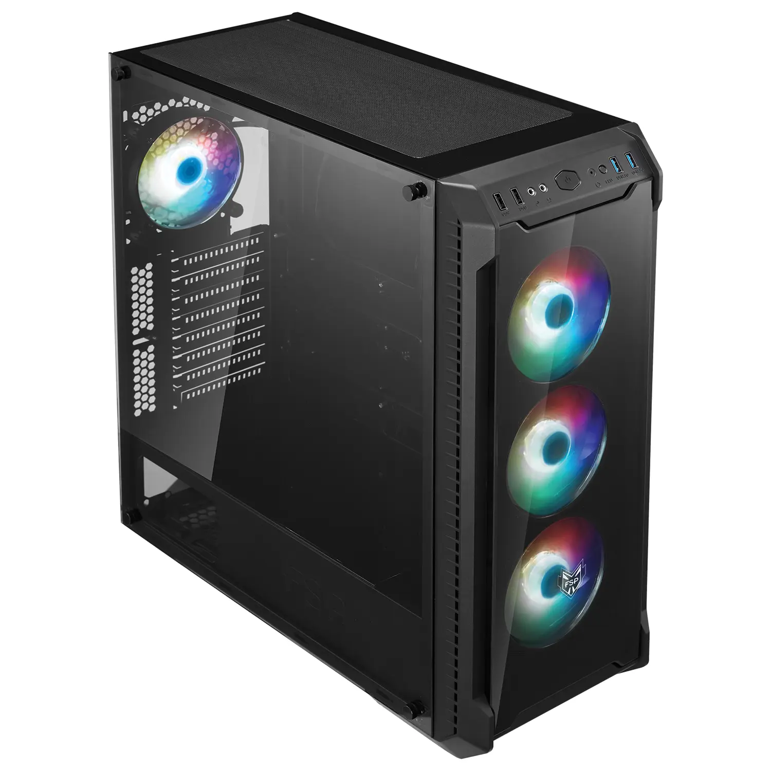 

Корпус FSP CMT520 PLUS, Mid Tower, черный