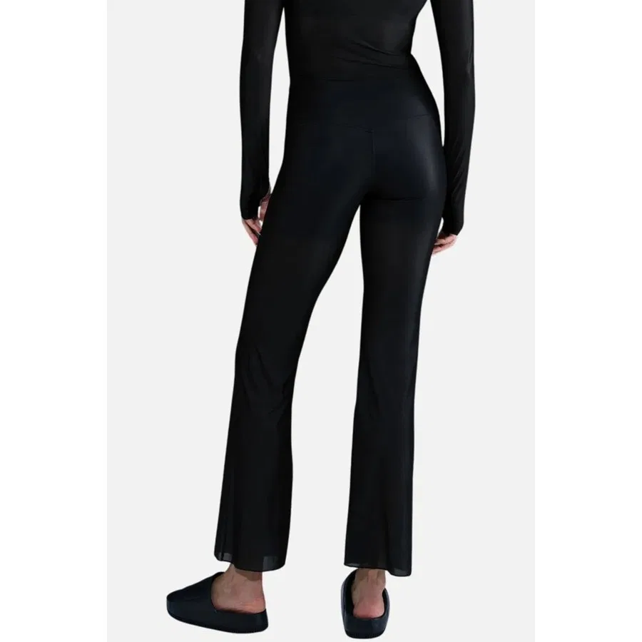 Женские спортивные брюки с высокой посадкой Zenvy Sheer Gentle Support High Rise Full Length Nike, Черный — фото 2