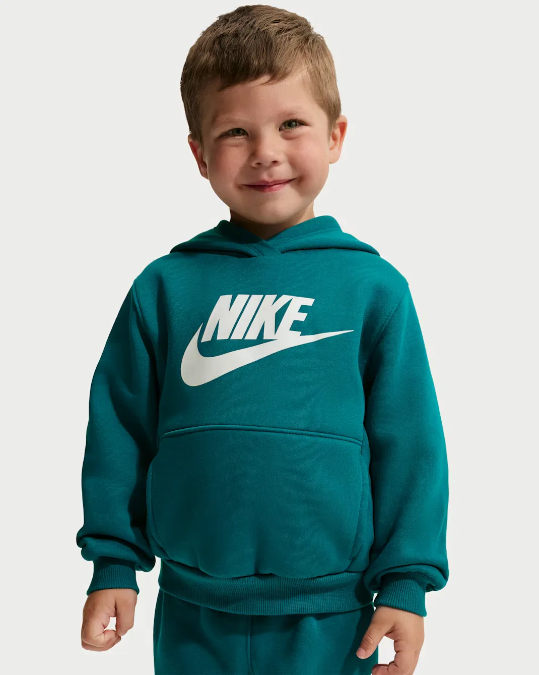 Детский флисовый комплект из двух предметов для малышей Nike, Bright Spruce — фото 2