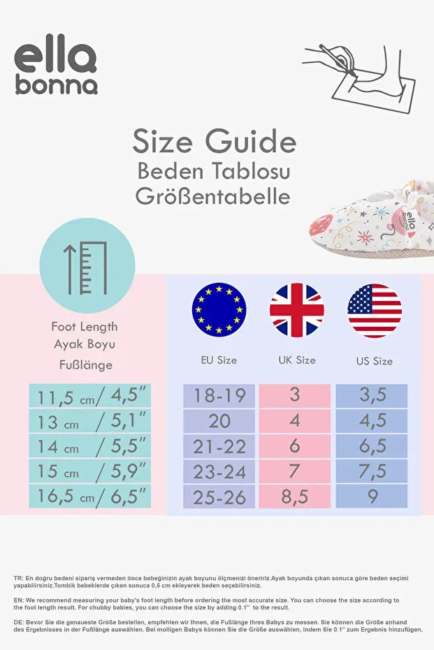 Детские пинетки из текстиля модель Non-Slip sole orange baby booties Ella Bonna, Orange — фото 4