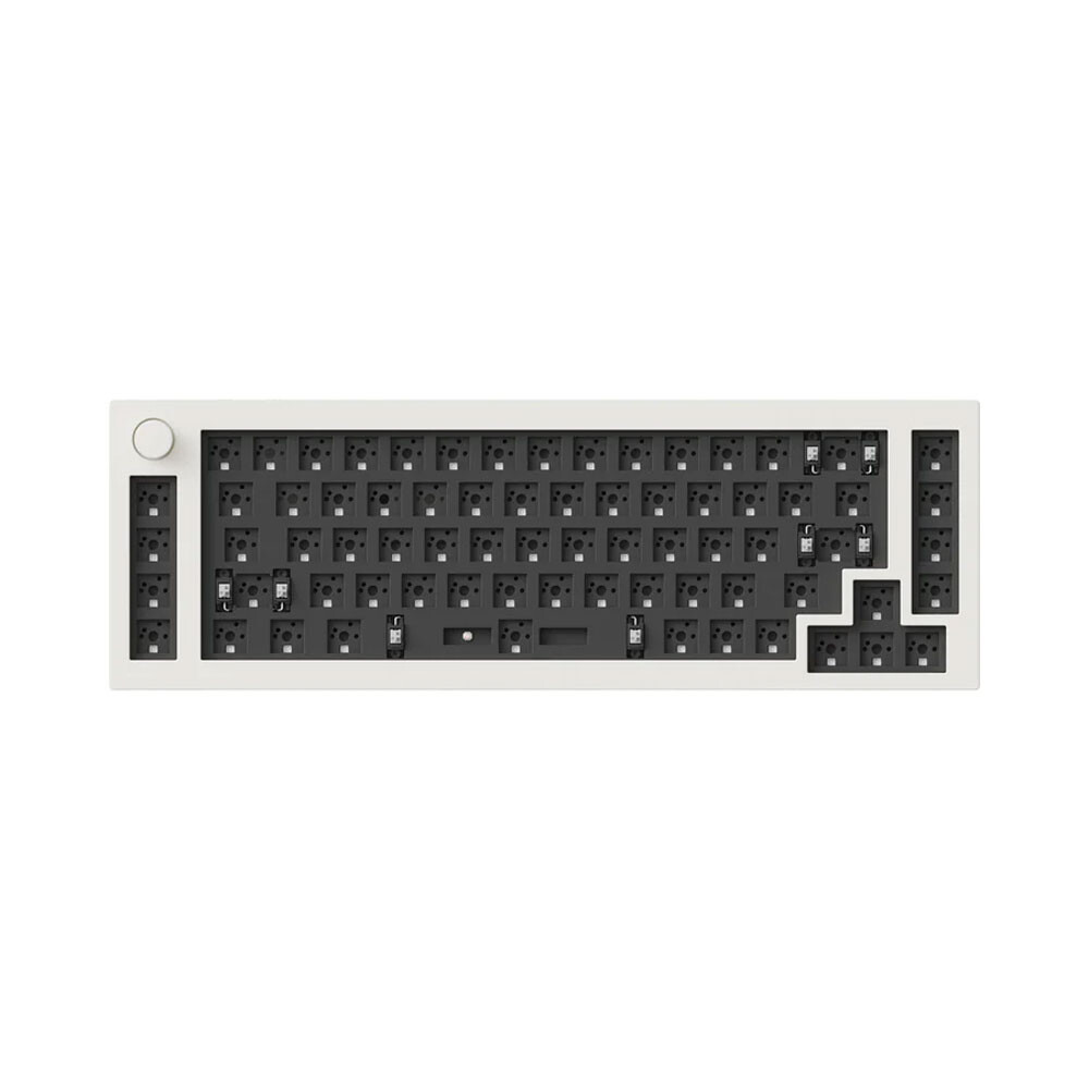 

Клавиатура механическая беспроводная Keychron Q65Max Hot-swappable Barebone version, белый, английская раскладка