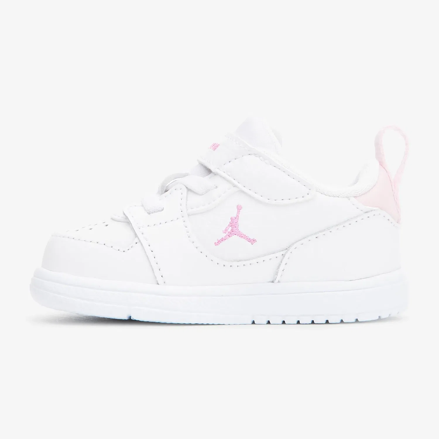 Детские низкие кроссовки Court Connect для малышей Jordan, White/Pink — фото 2