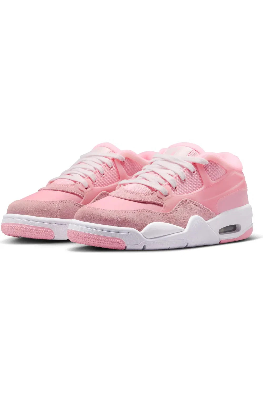 Детские кроссовки на платформе Air Jordan 4 RM Jordan, Soft Pink/White/Pearl Pink