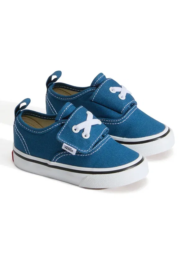 Кроссовки из текстиля Authentic elastic unisex - baby shoes Vans, темно-синий — фото 2