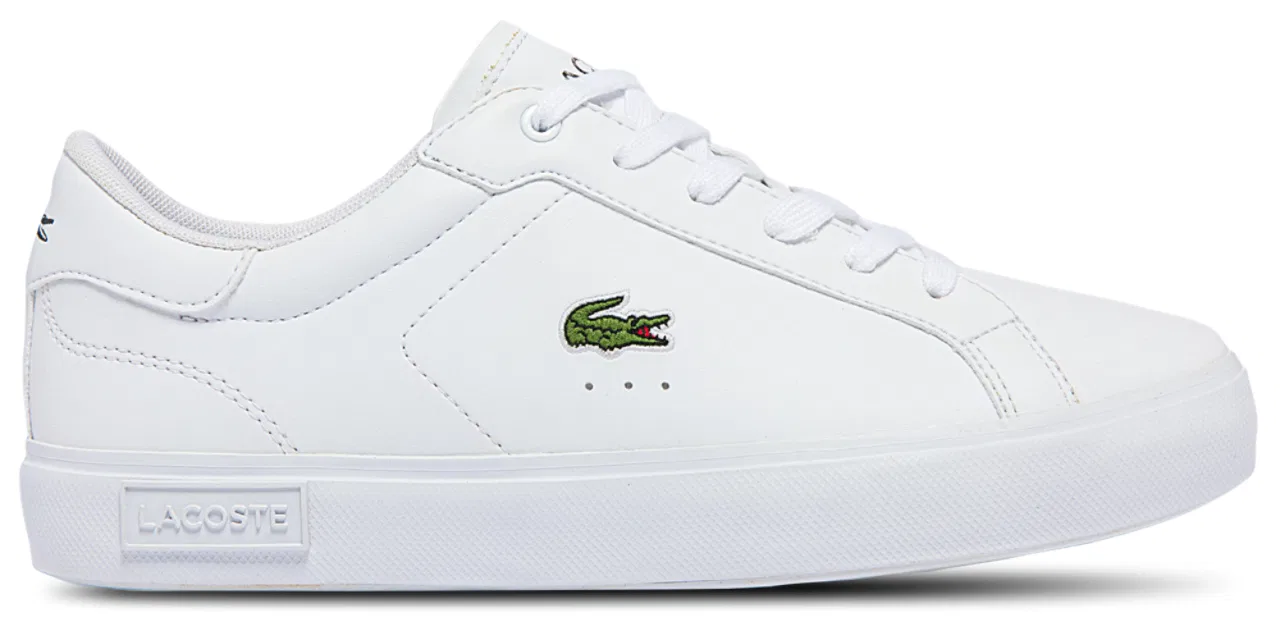 Кеды для мальчиков POWERCOURT 0721 Lacoste, цвет Natural/White
