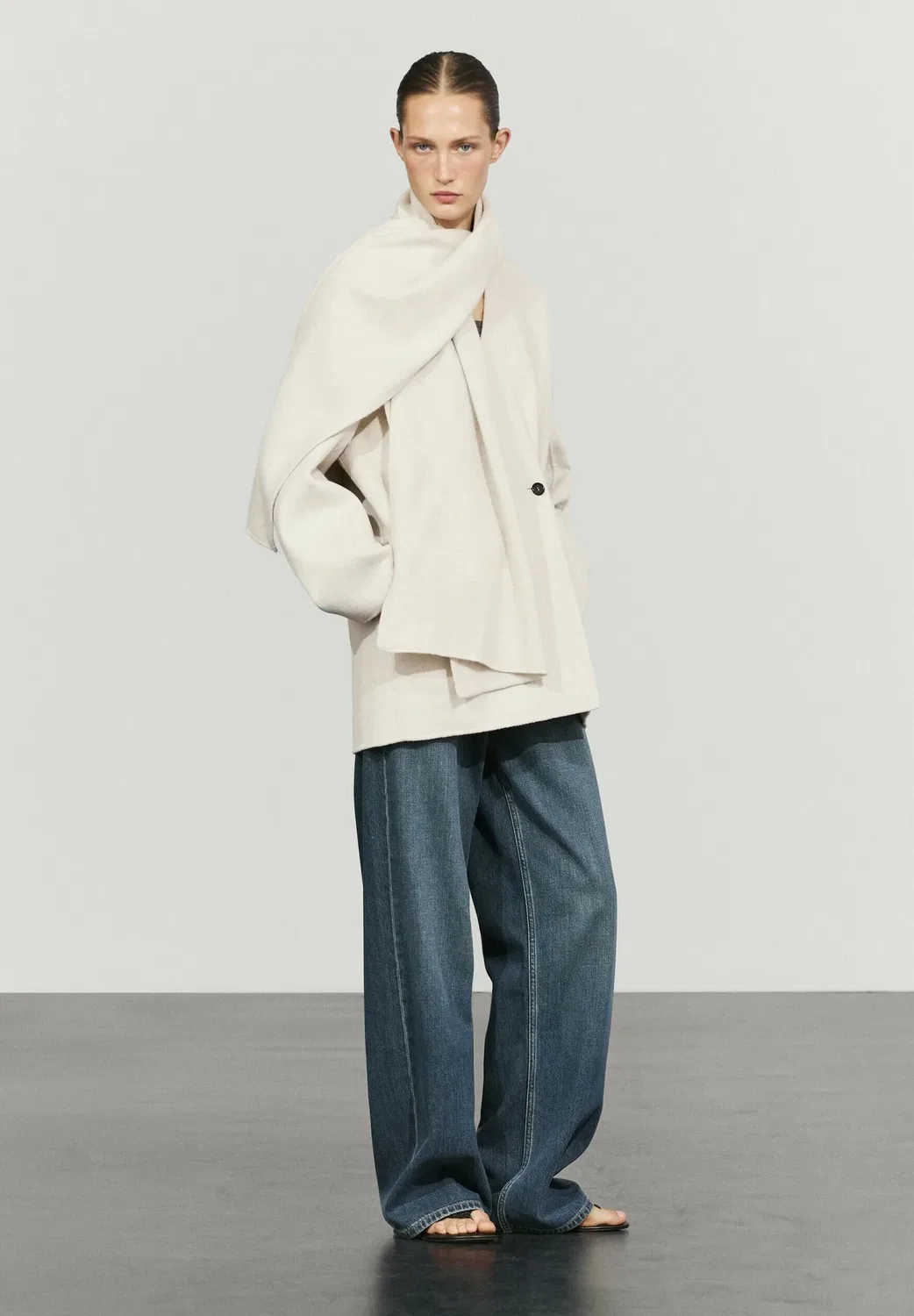 Короткая шерсть Massimo Dutti, Beige — фото 2