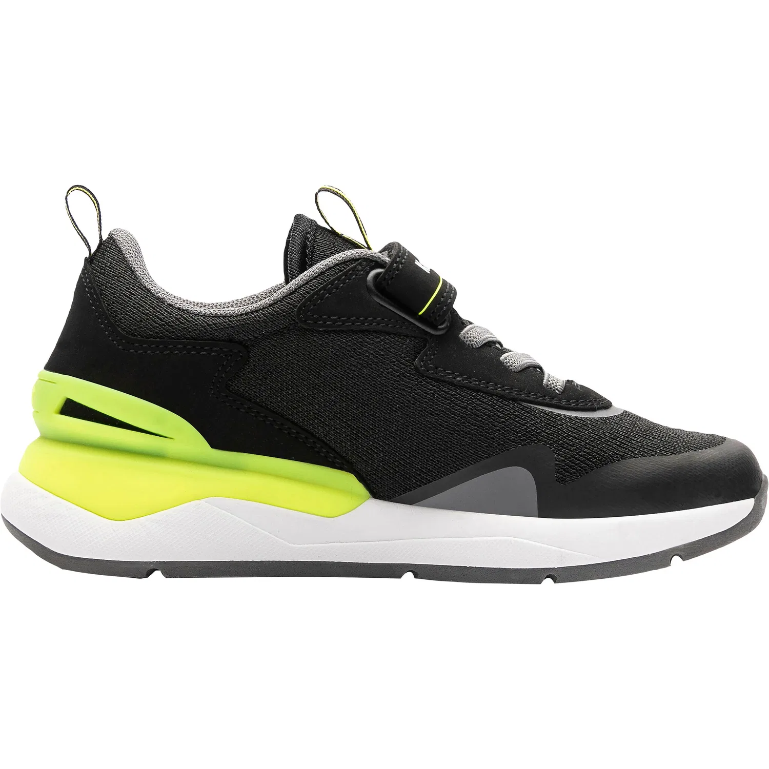 Детские кроссовки с липучкой KangaROOS KD-Gym EV, Black/Yellow — фото 3