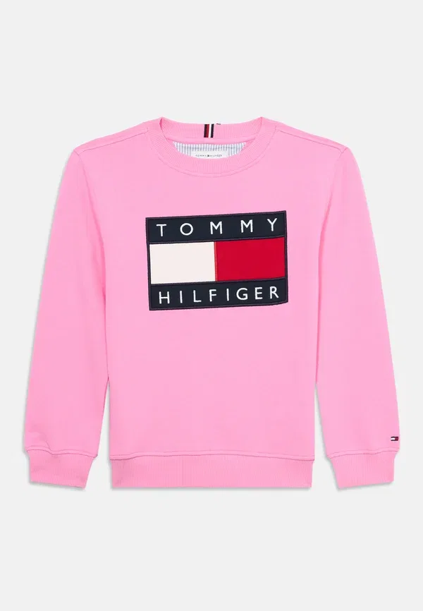 Свитшот с принтом Tommy Hilfiger, розовый — фото 4