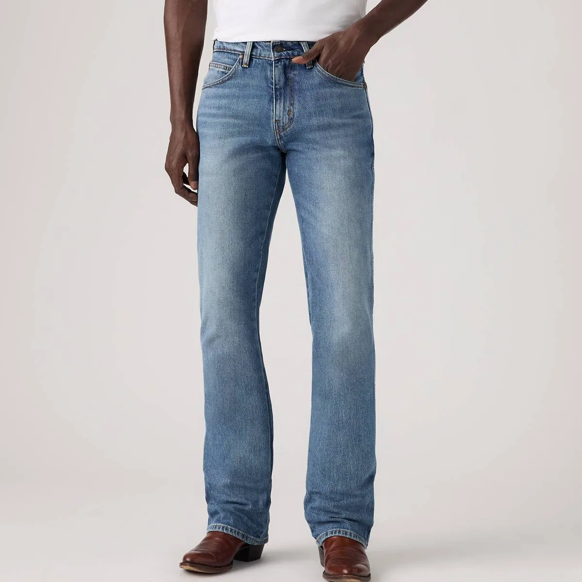 Джинсы 537 Western Bootcut для мужчин Levi's, Throw The Lasso - Medium Wash — фото 2