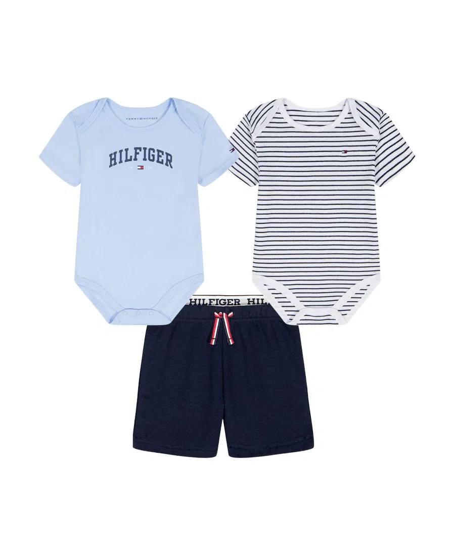 Детский комплект для мальчиков с коротким рукавом Tommy Hilfiger, Blue/Navy/White