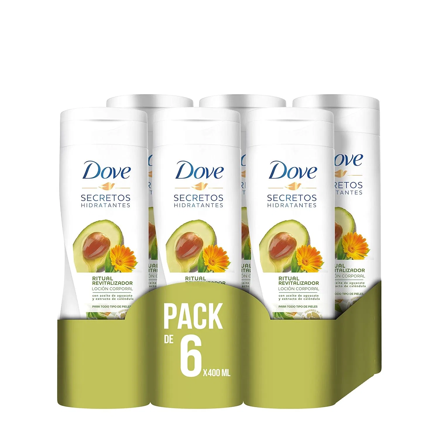 Лосьон для тела Dove Avocado Oil and Calendula Extract Body Lotion, 400 мл