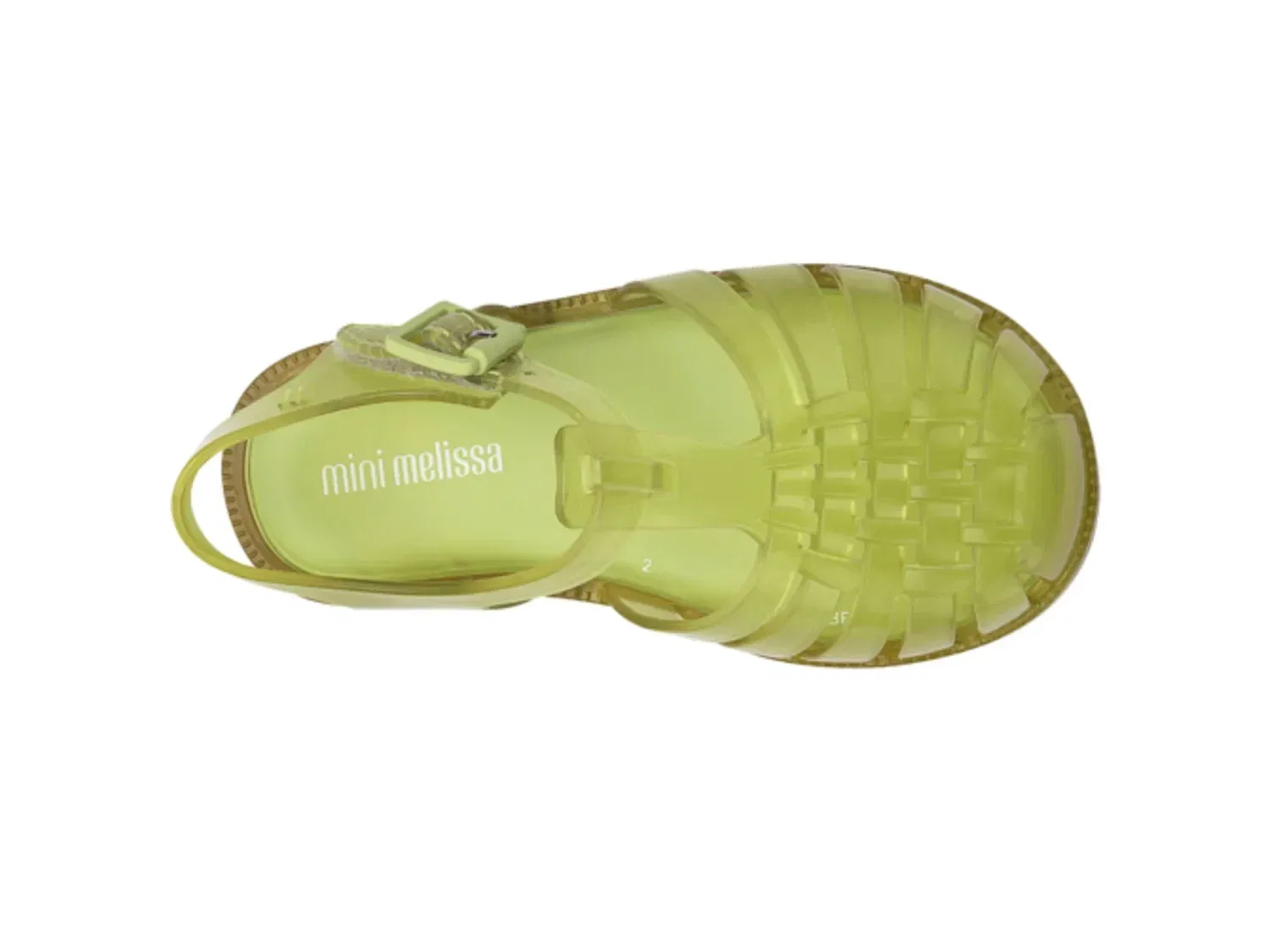 Сандалии рыболовные Posession из желе, Mini Melissa, темно-зеленый — фото 4