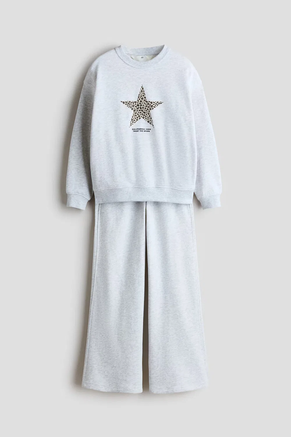 Комплект из двух толстовок с принтом H&M, Hellgraumeliert/Stern