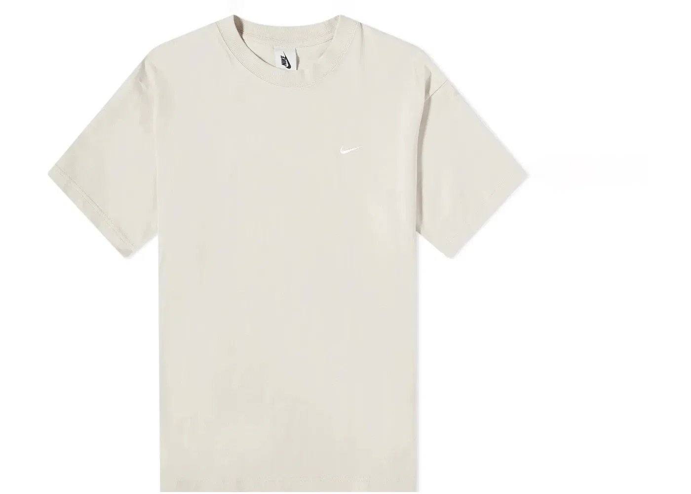 Мужская футболка с принтом Nike NRG Solo Swoosh, Light Bone/White