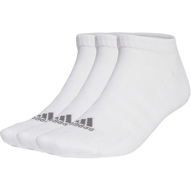 Детские носки-невидимки, комплект из 3 пар, Adidas, White