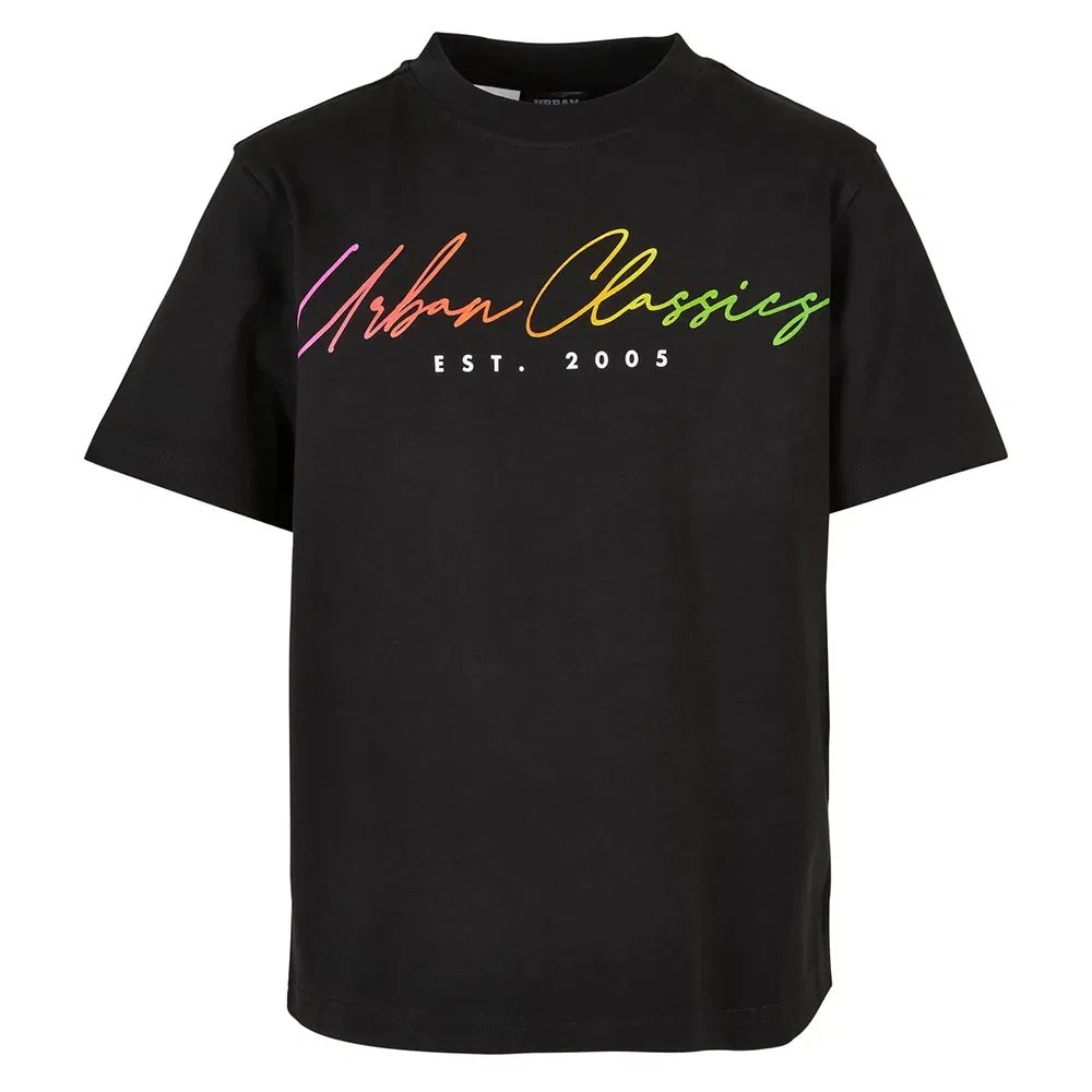 Футболка с коротким рукавом Script Logo Urban Classics, черный