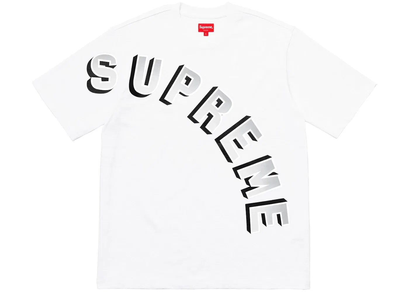 Мужская футболка с градиентом Supreme, White
