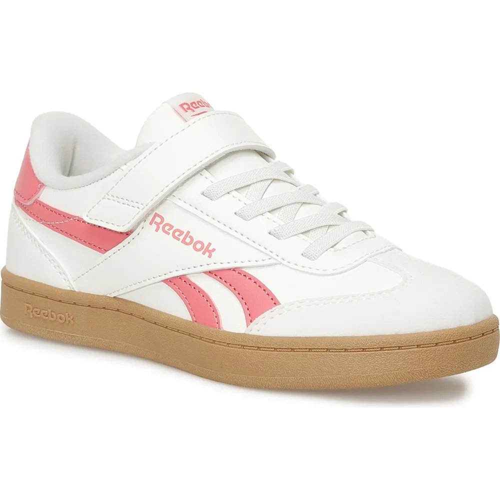Кроссовки детские Reebok Smash Edge Elastıc для девочек, на эластичных шнурках, светло-бежевые — фото 2
