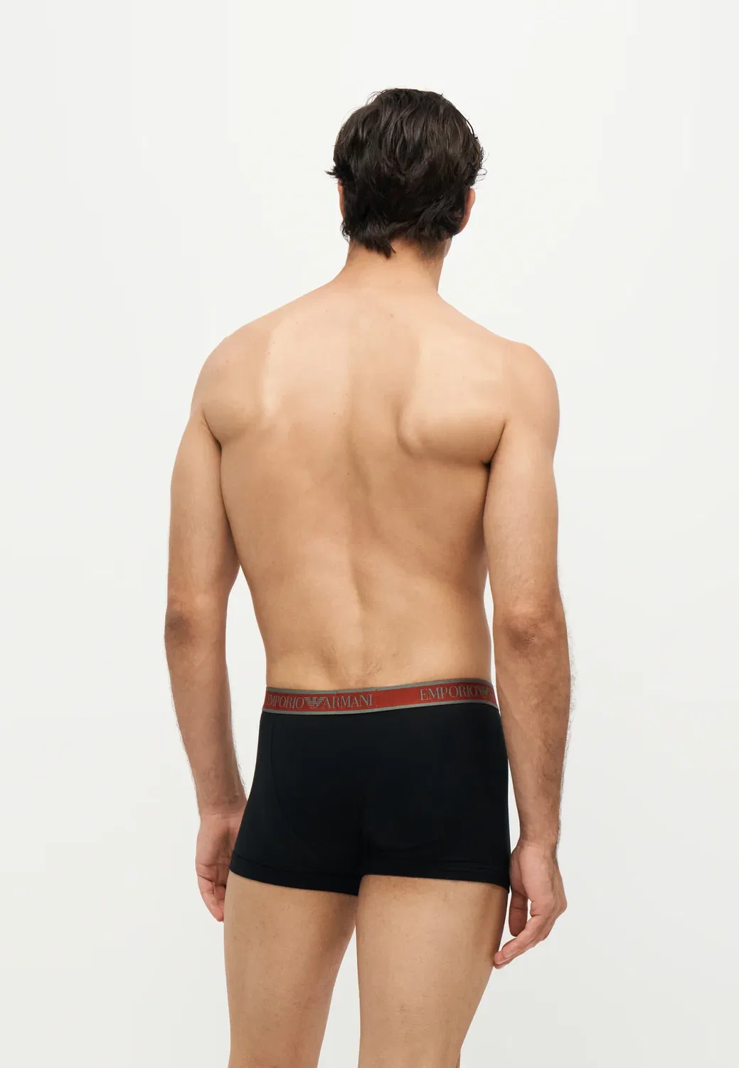 3 шт. - трусы Emporio Armani, Rhubarb/Green/Black — фото 3