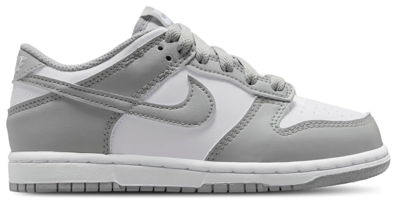 Кроссовки для мальчиков Dunk Low N Nike, цвет White/Smoke Grey