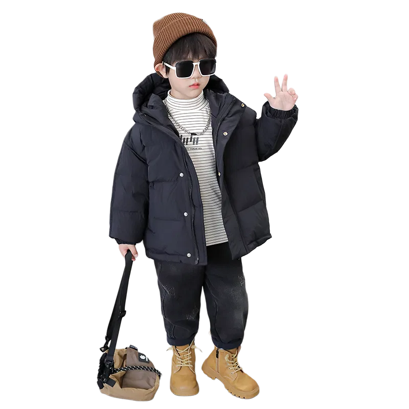 Детское пальто стеганое Lanza, Black