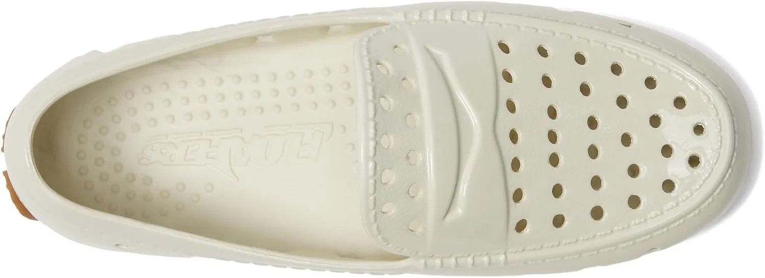 Детские туфли-лоферы для мальчиков Prodigy Driver Patent Floafers, Bone Patent/Gum — фото 2