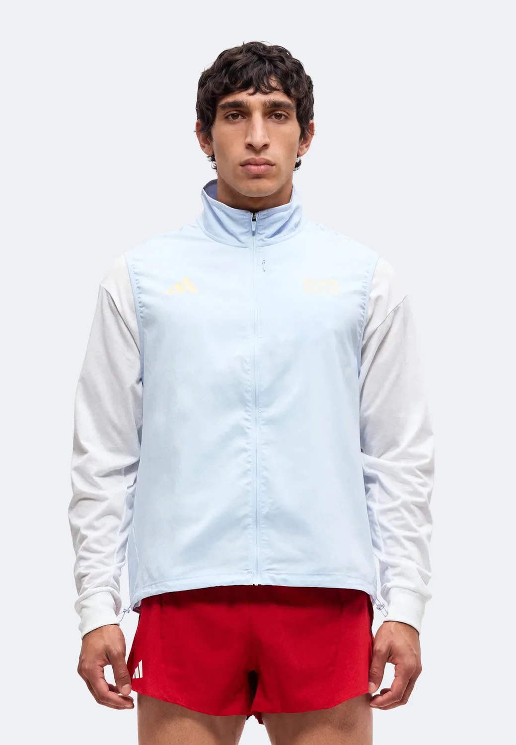 Жилет Ber26 Adidas Performance, Crystal Sky/Frozen Lemon