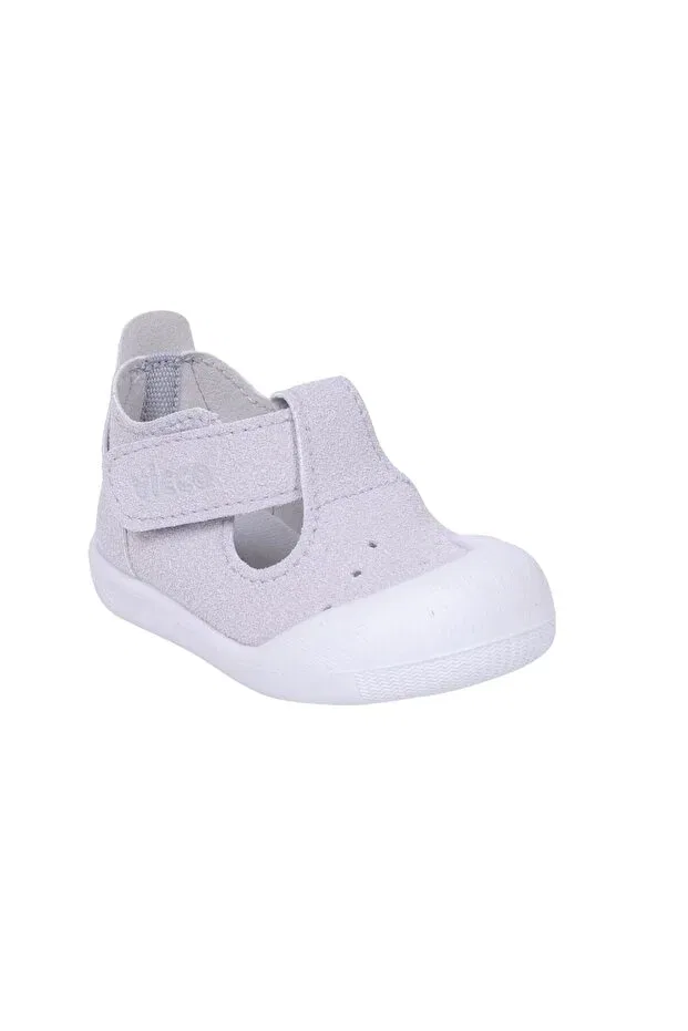 Детские туфли для мальчиков на шнуровке Loro gray first step shoes Vicco, Gray-42284 — фото 2