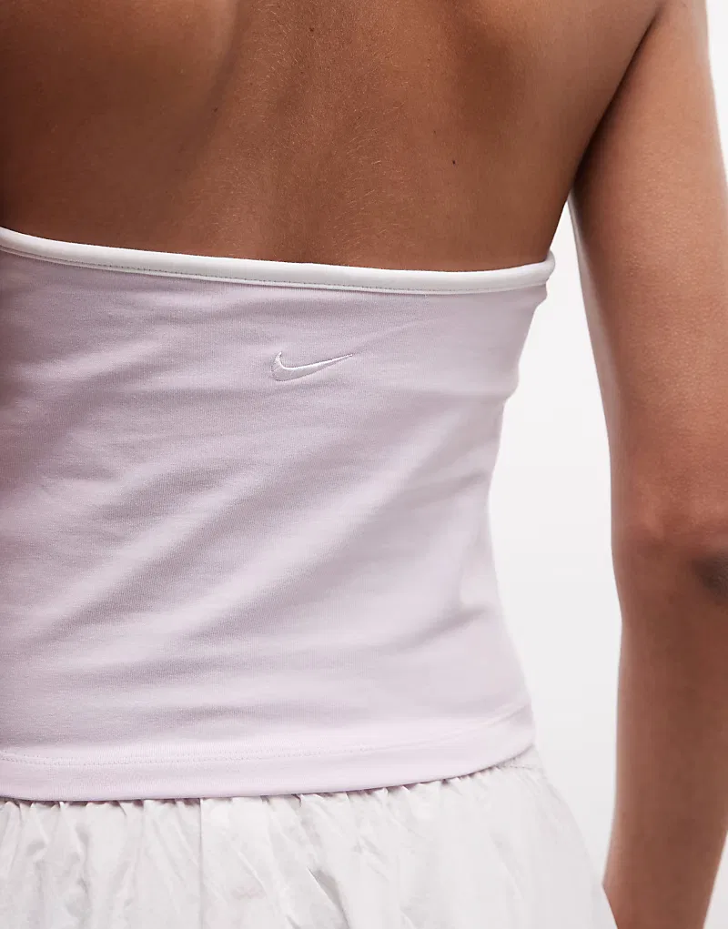 Топ Nike с завязками на шее, сиреневый — фото 2