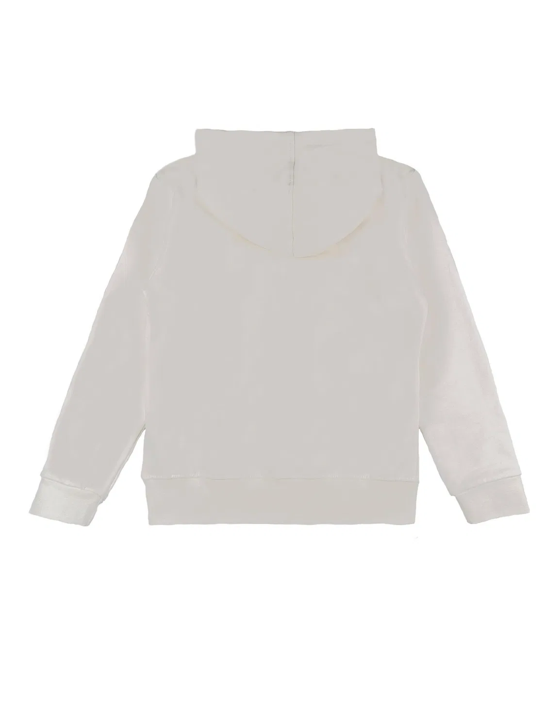 Детское худи для девочек с капюшоном и молнией, модель Leone 1947 Apparel, цвет Weiss/Naturweiss — фото 2