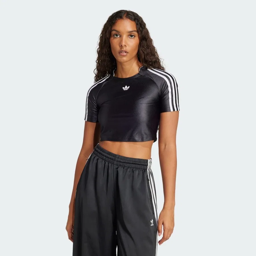 Футболка с длинным рукавом Teamgeist Baby Tee adidas, Черный