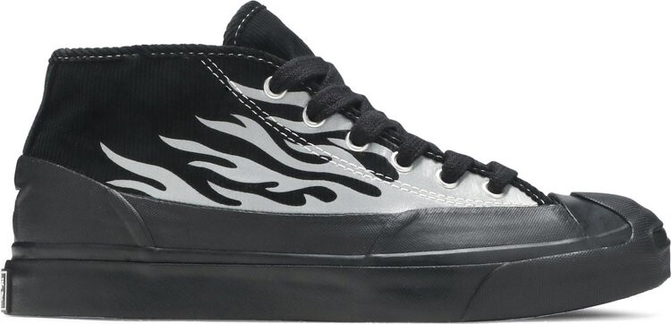 

Кроссовки Converse ASAP Nast x Jack Purcell Mid Silver Flames, черный