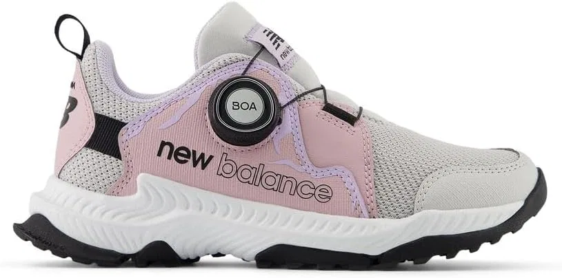 Детские кроссовки для бега с принтом Dynasoft Trail Magic V1 Boa New Balance, Grey Matter/Twilight Haze/Bright Lavender — фото 3